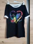 Nowy T Shirt damski czarny S