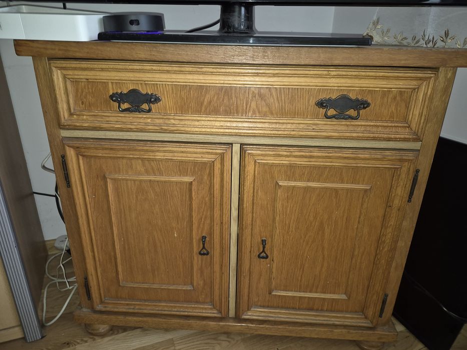 Komoda dębowa z szufladą