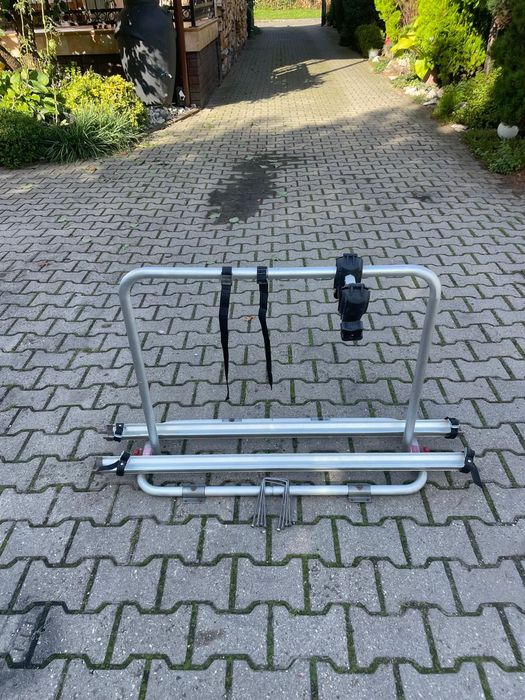 Bagażnik na dyszel do przyczepy kempingowej, uchwyt rowerowy