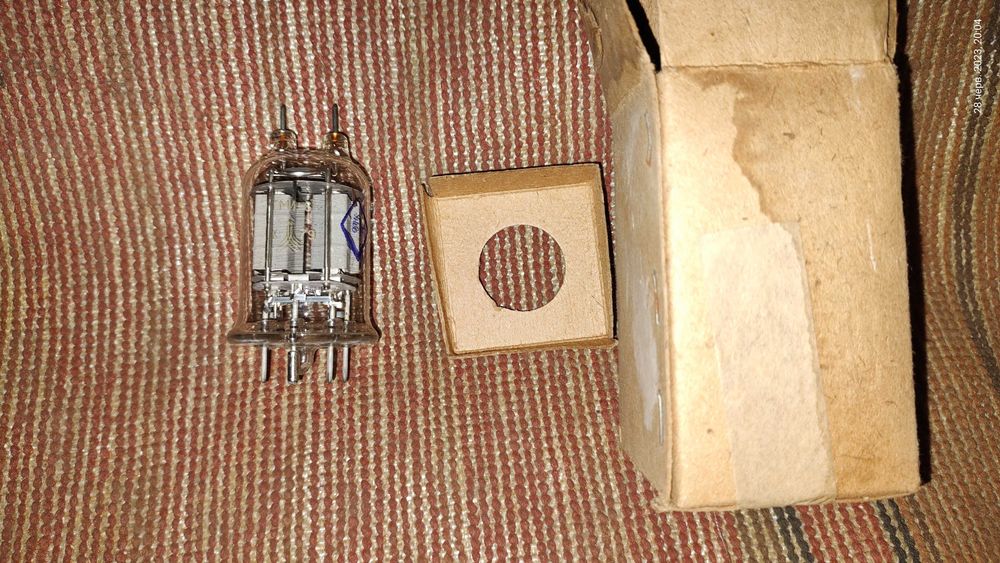 Лампа, радиолампа ГМИ-6, СССР, не использовалась.