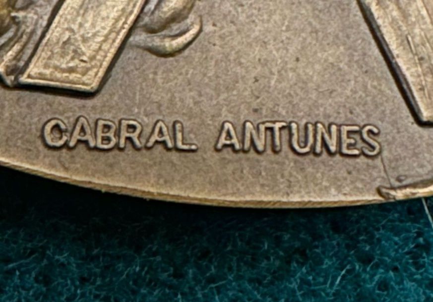 Medalhas comemorativa em bronze natal 70