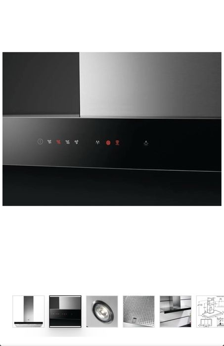 Exaustor AEG DBE5960HB(615 m3/h-90cm-inox