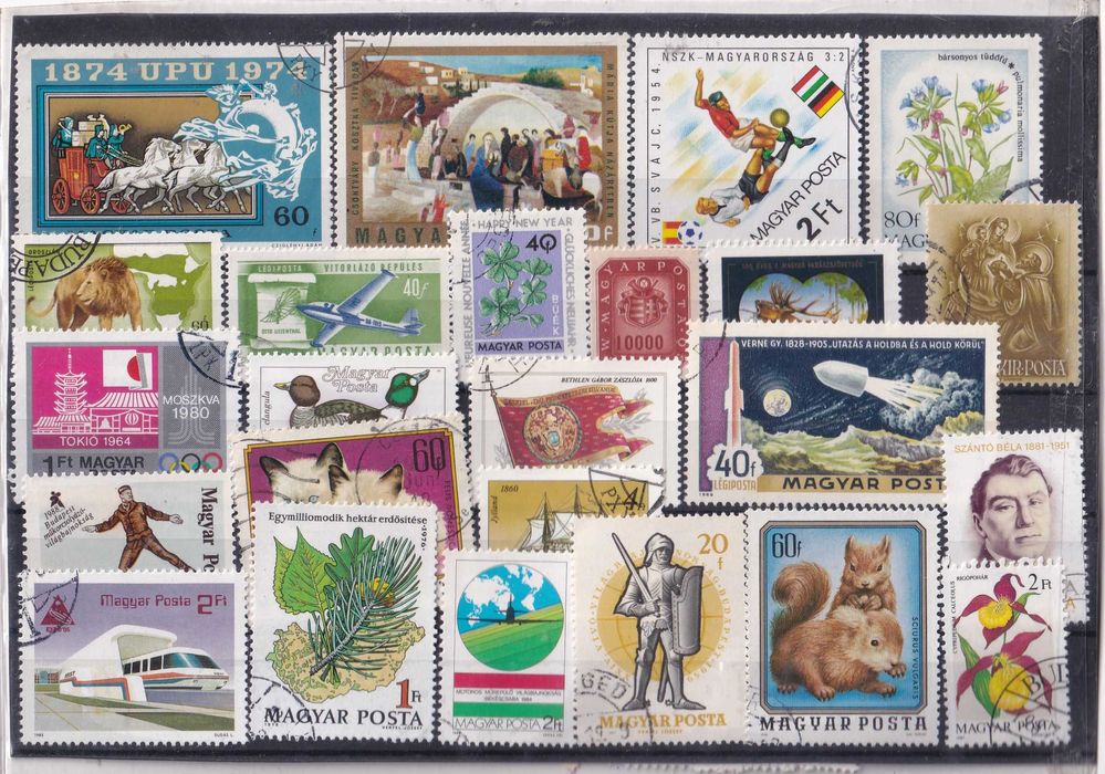 Selos (100) - [Bélgica, Espanha, França, Holanda, Hungria, Roménia, ]
