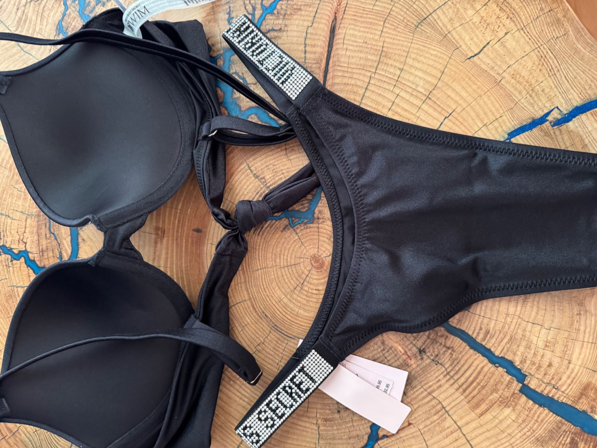 Оригинал США купальник пуш ап стразы Виктория Сикрет Victoria's Secret