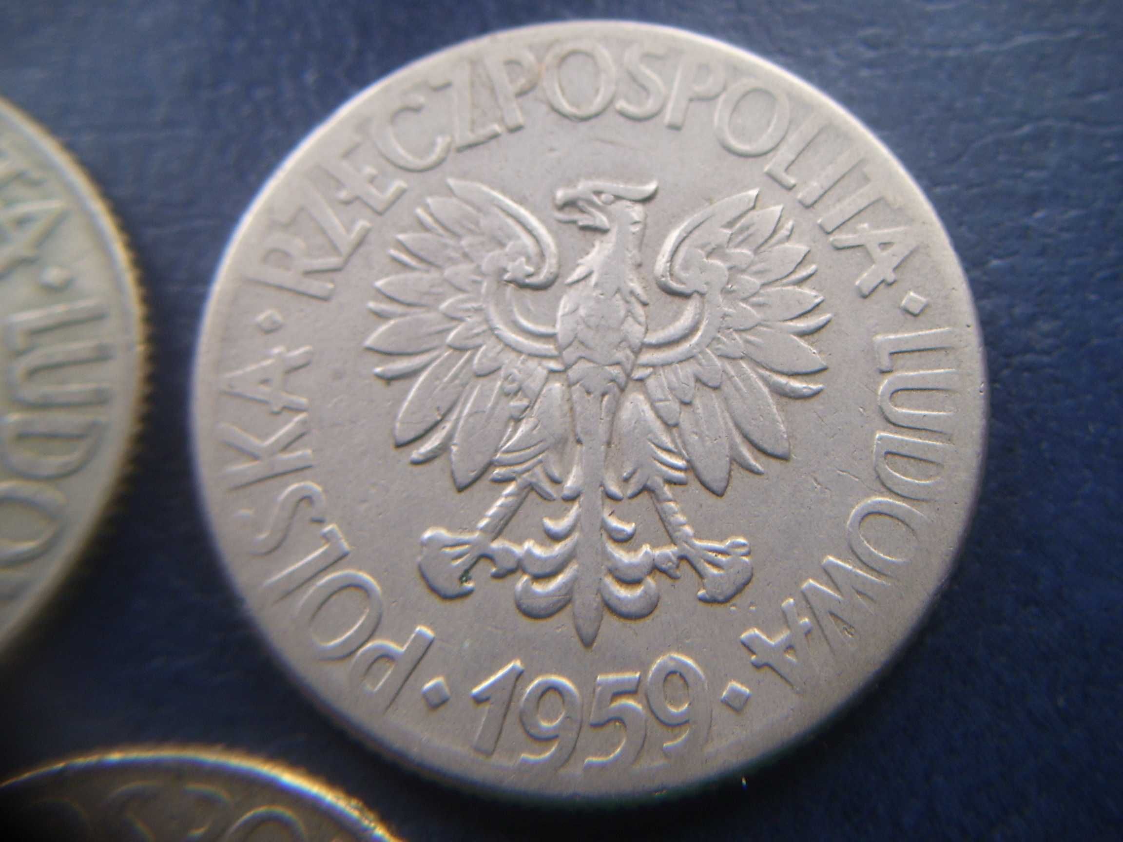 Stare monety 10 złotych 1959 , 1960 ,, 1966 Tadeusz Kościuszko PRL