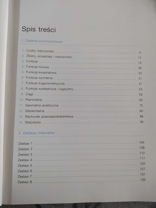 Teraz matura Matematyka zbiór zadań i zestawów maturalnych I i II cz.