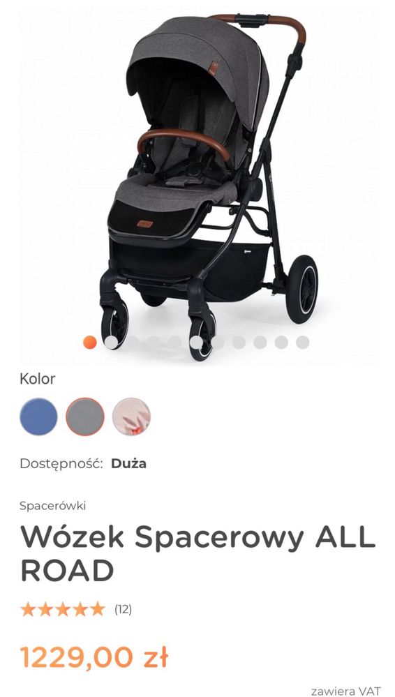 Wozek spacerowy Kinderkraft ALL ROAD