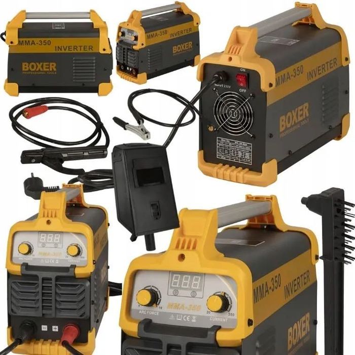 Spawarka nowa żółta inwertorowa LCD Boxer