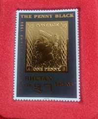 Złoty znaczek The Penny Black sprzedam lub zamienię  na zegarek męski