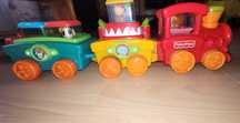 Fisher Price kolejka jeżdżącą