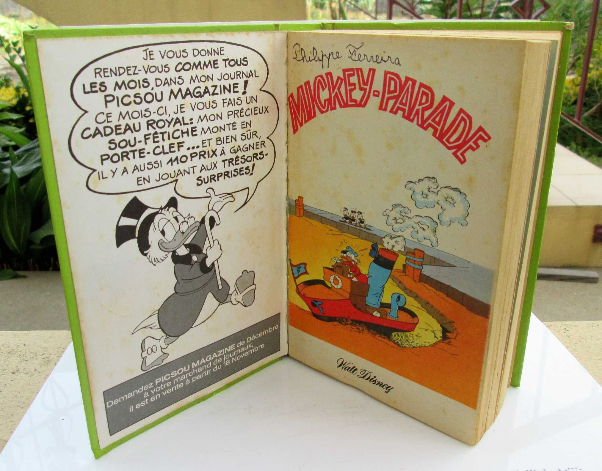 Livro L’album Mickey - Parade, Walt Disney 1981