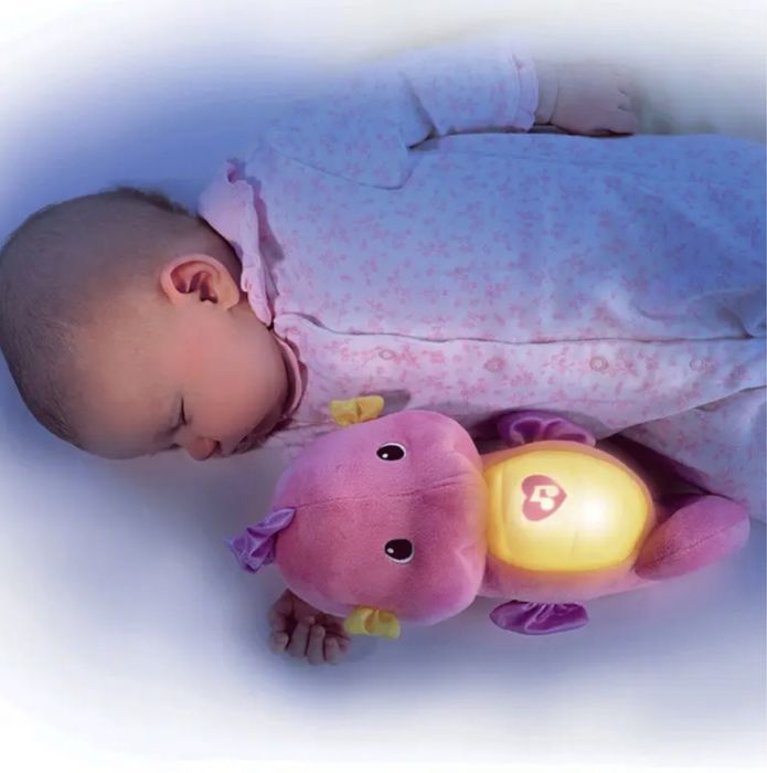 Fisher price розвивальна музична іграшка Морський коник рожевий