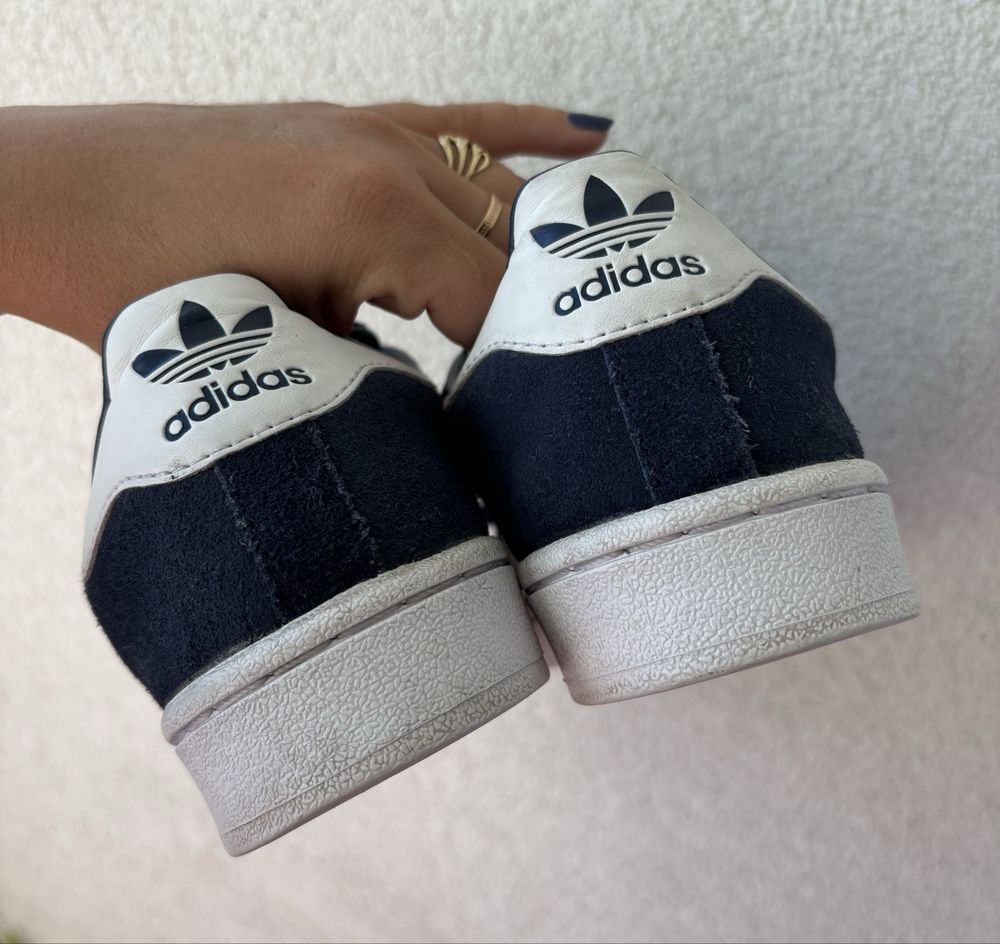 Adidas Superstar Suede Ortholite S75142 granatowe zamsz, rozm. 36 2/3