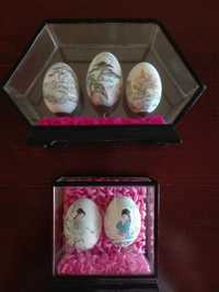 Ovos decorativos pintados à mão
