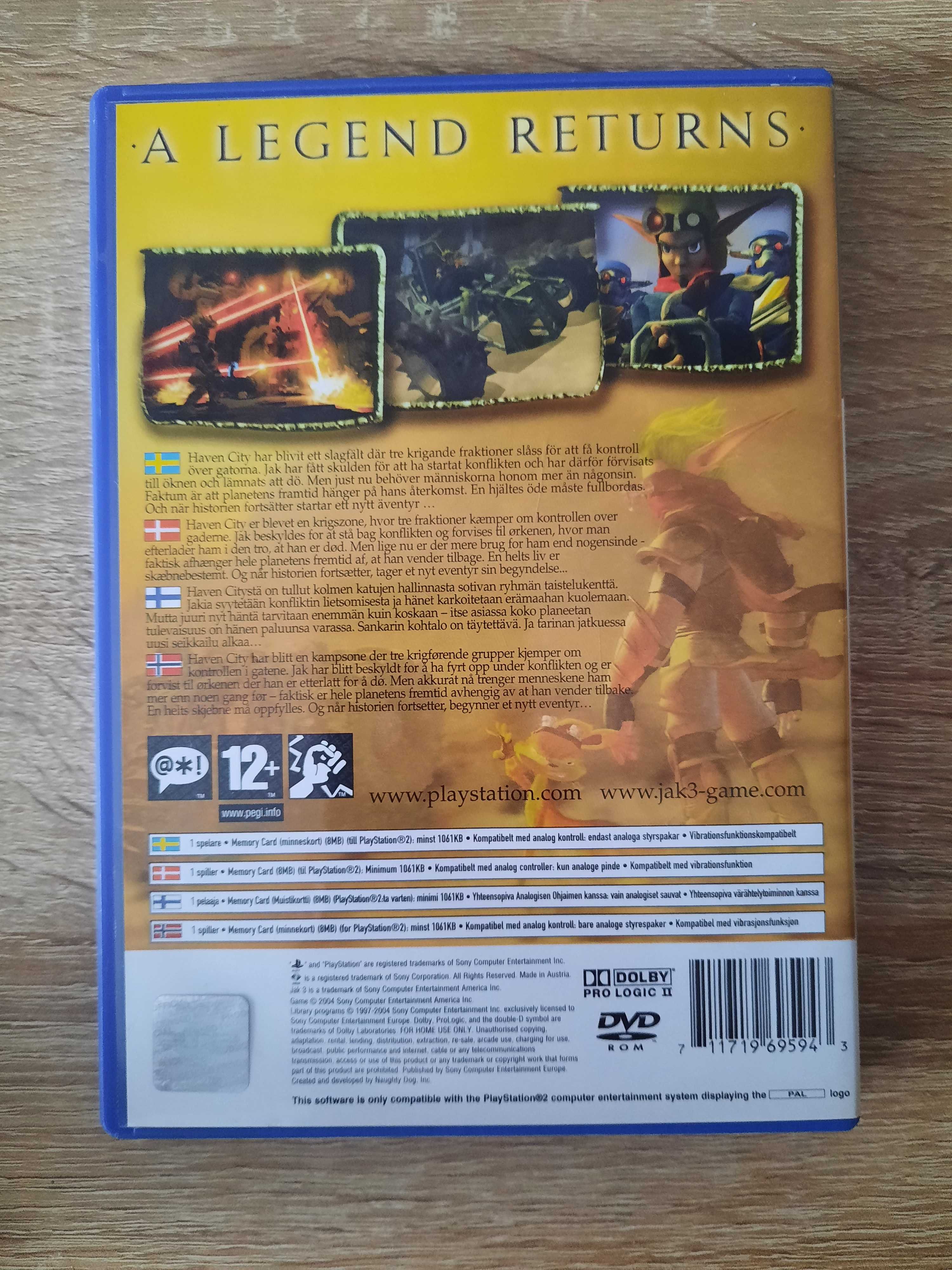 jak 3 PS2 (stan 5/6)
