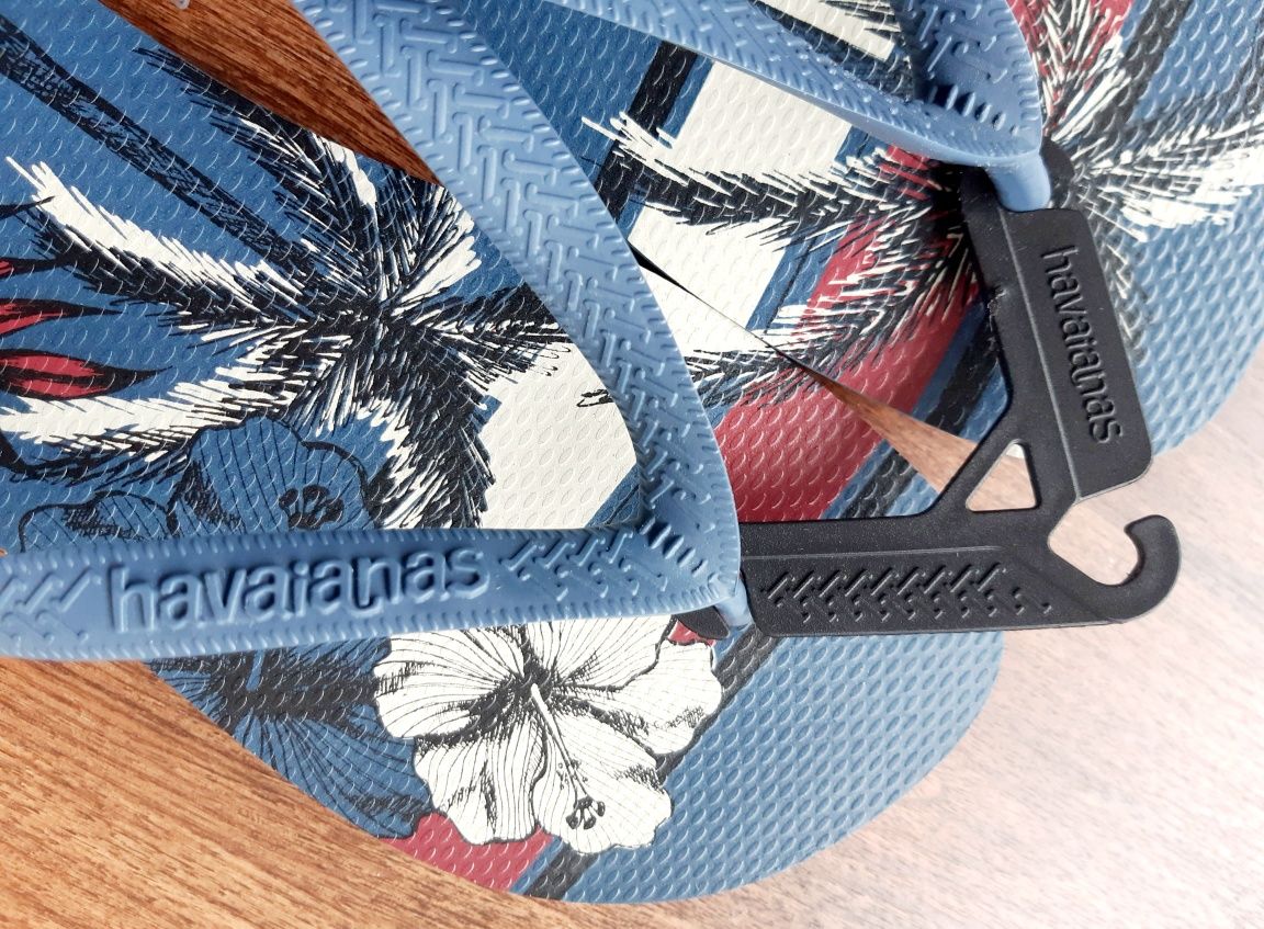 Chinelas Havaianas mod. Aloha FC tam. 43/44 azul ingigo - novas