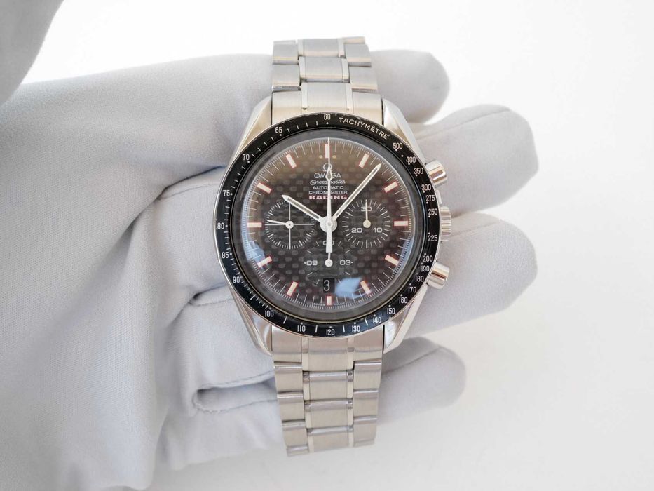 Omega Speedmaster Racing Chronograph Carbon Dial 42mm