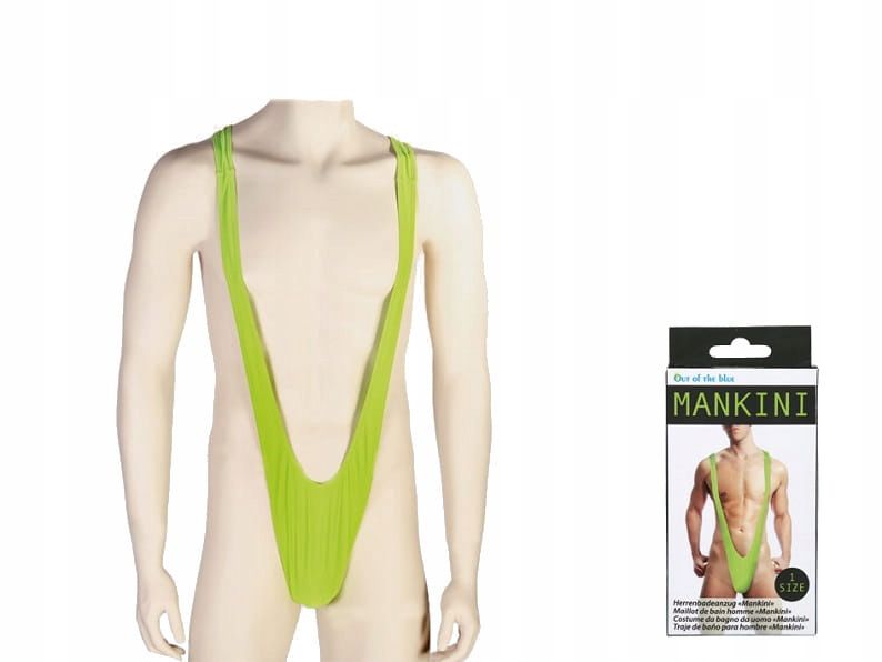 Majtki Stringi Borata Strój Borat Mankini Kąpielow