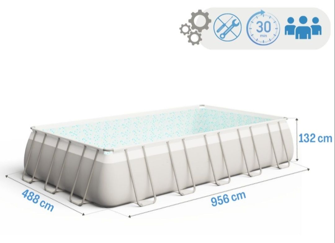 Basen Stelażowy Ogrodowy 956x488x132 Bestway