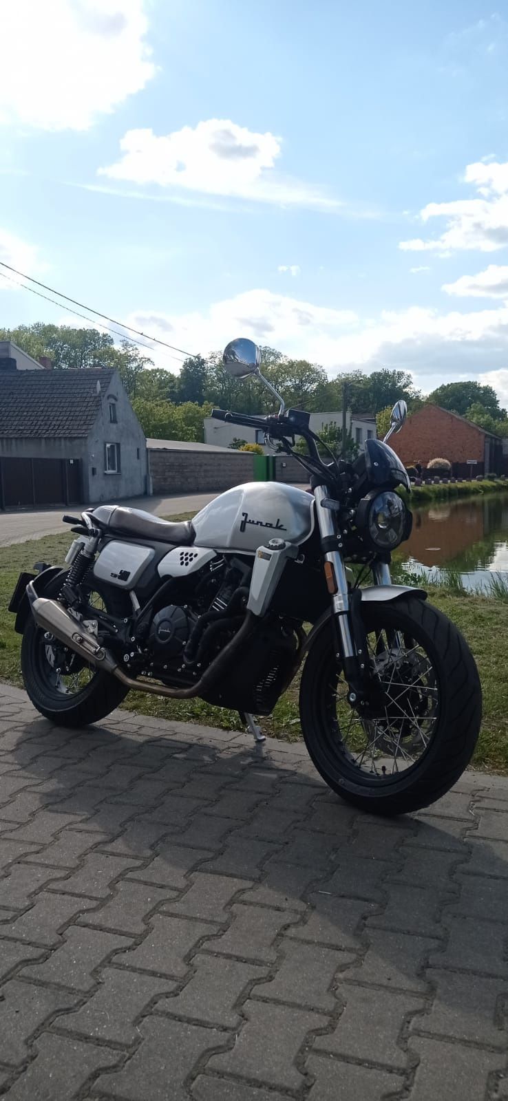Super Cena Motocykl Junak SR 400 Rok 2022 Kat A2 ABS LED Idealny
