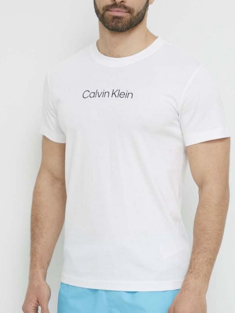 Мужские футболки Calvin Klein Jeans Ck Кельвин кляйн унисекс черная