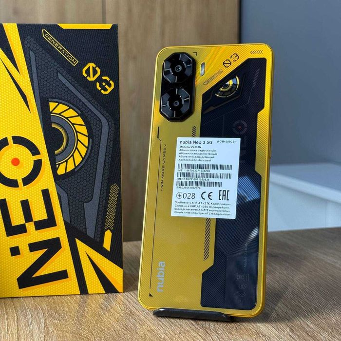Ігровий Телефон ZTE Nubia NEO 3 5G 8/256GB Gold Купити  Смартфон