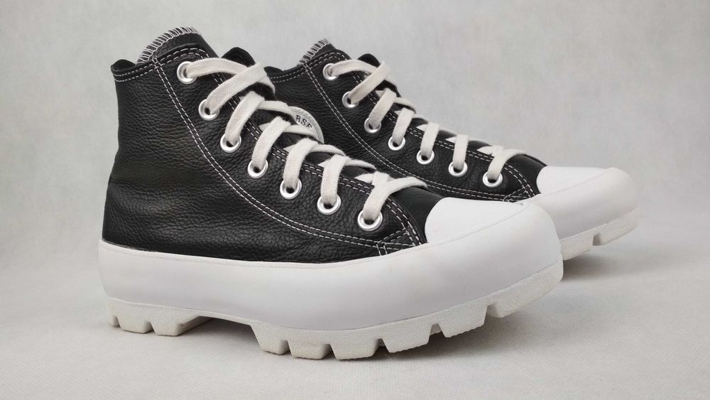 CONVERSE All Star Lugged Hi Sneakersy Buty Sportowe Skórzane Roz. 37