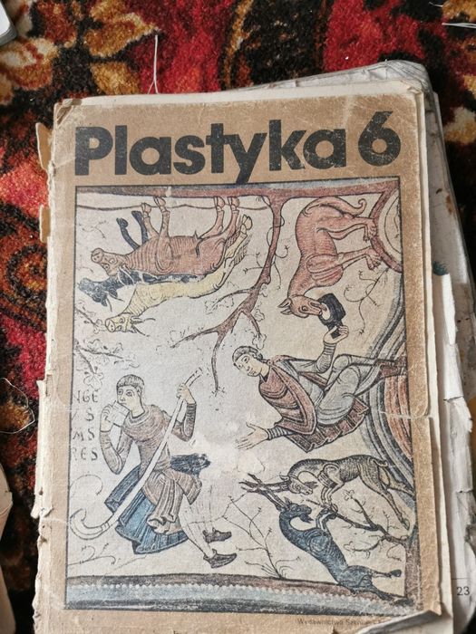 Plastyka 6 książka  prl antyk