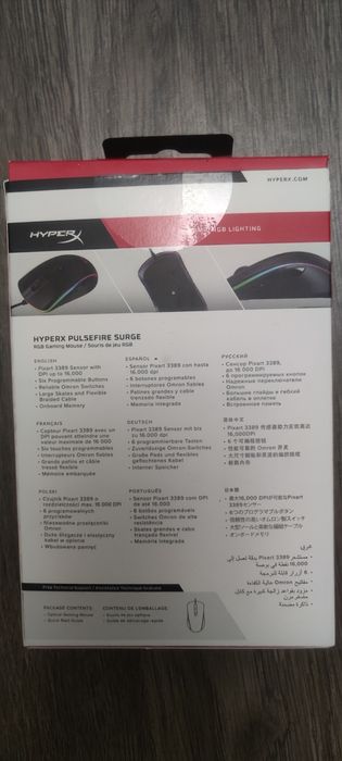 Мишка HyperX Pulsefire Surge USB Black (4P5Q1AA)