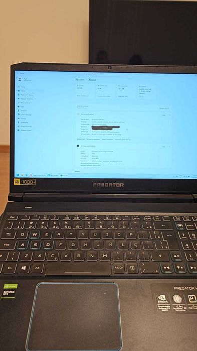 Notebook  Acer Predator Helios 300