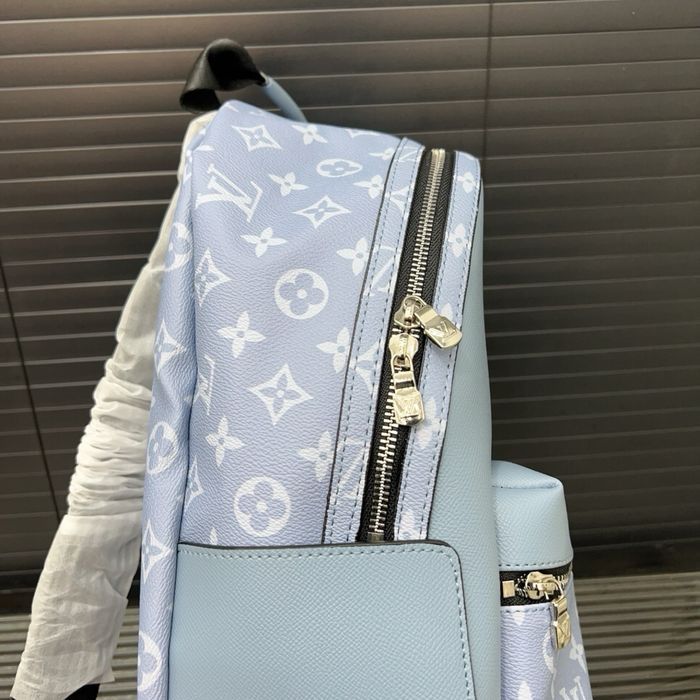Louis Vuitton Discovery мужской рюкзак унисекс голубой оригинал