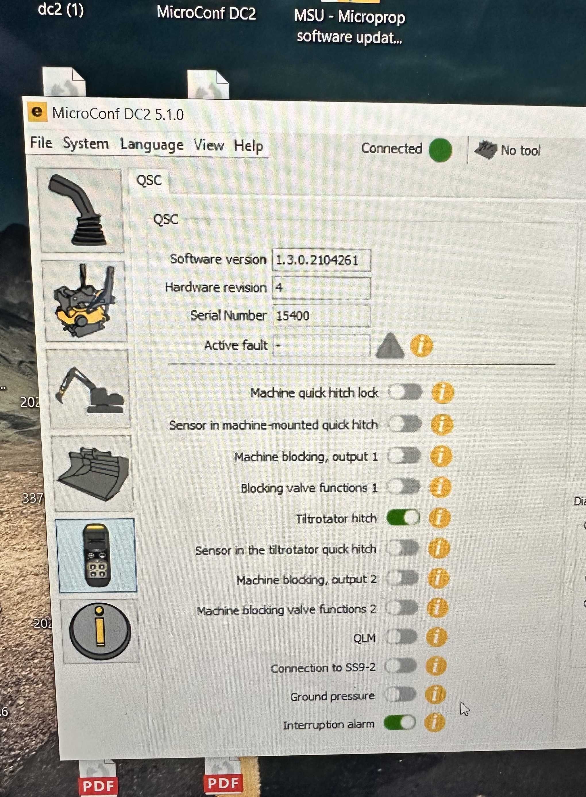 Engcon, Rototilt, SVAB programowanie sterowników, naprawy, adaptacje