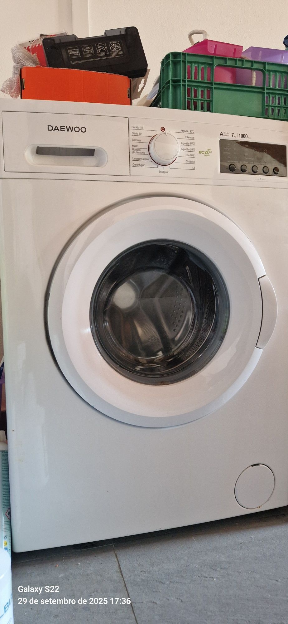 Máquina de lavar roupa 7kg