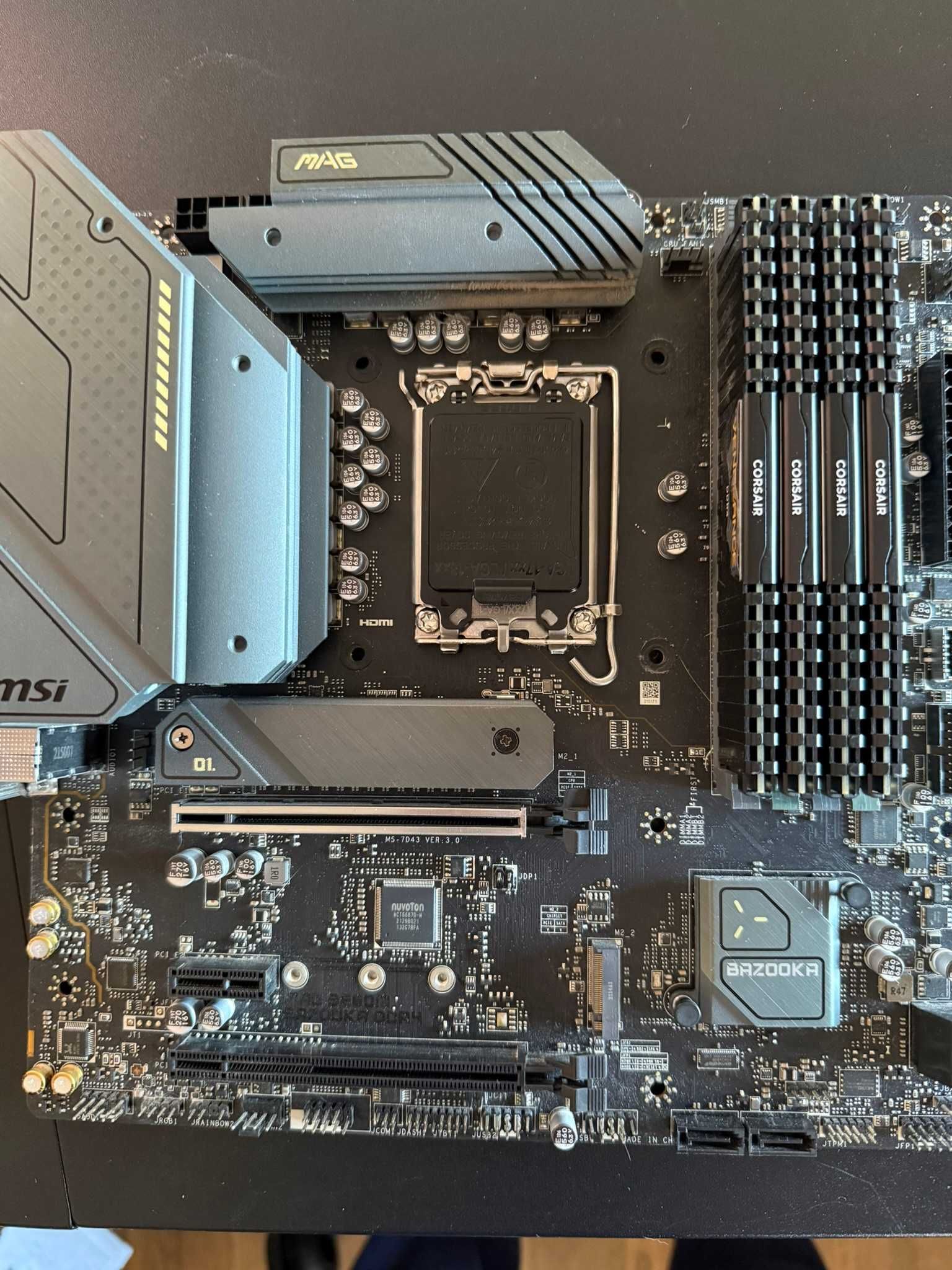 Bundle i5 12600KF + MSI B660M DDR4 + 32Gb DDR4