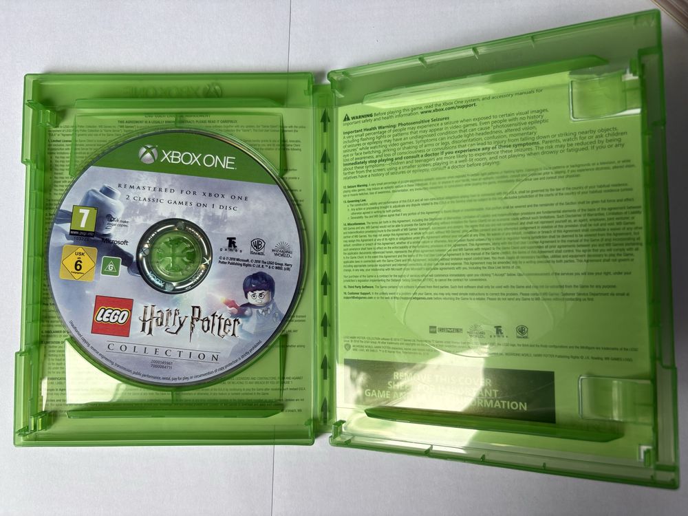 Gra  video Lego Harry potter  2 Części gry na 1 płycie  Xbox one