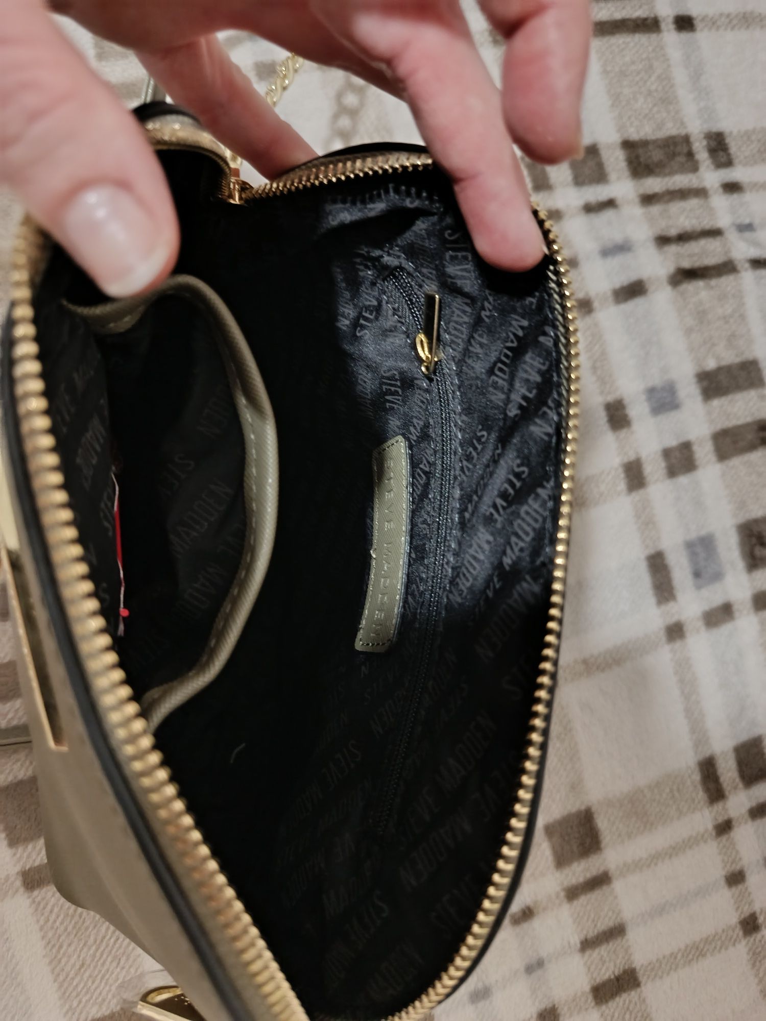 Steve Madden oliwkowa torebka damska