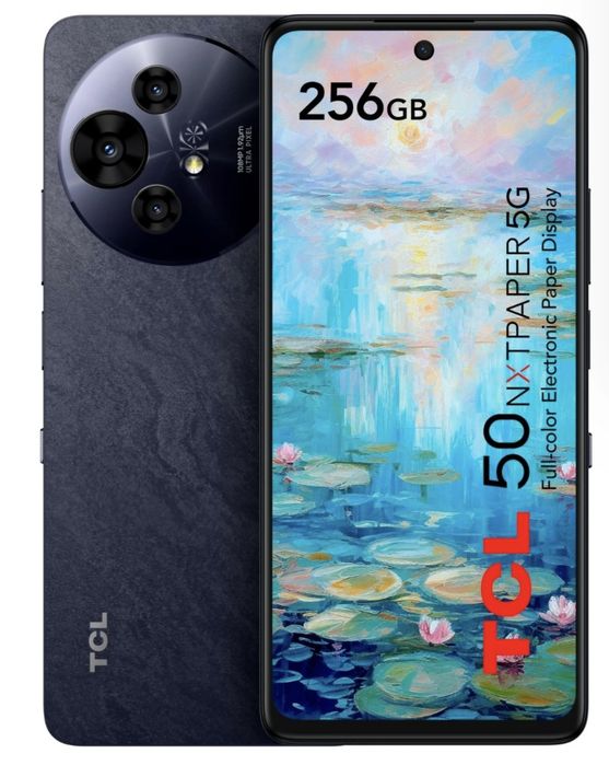 TCL 50 Nxtpaper 5G, Dual, 256GB 8GB Ram, Czytnik Ebook, Szary - Nowy -