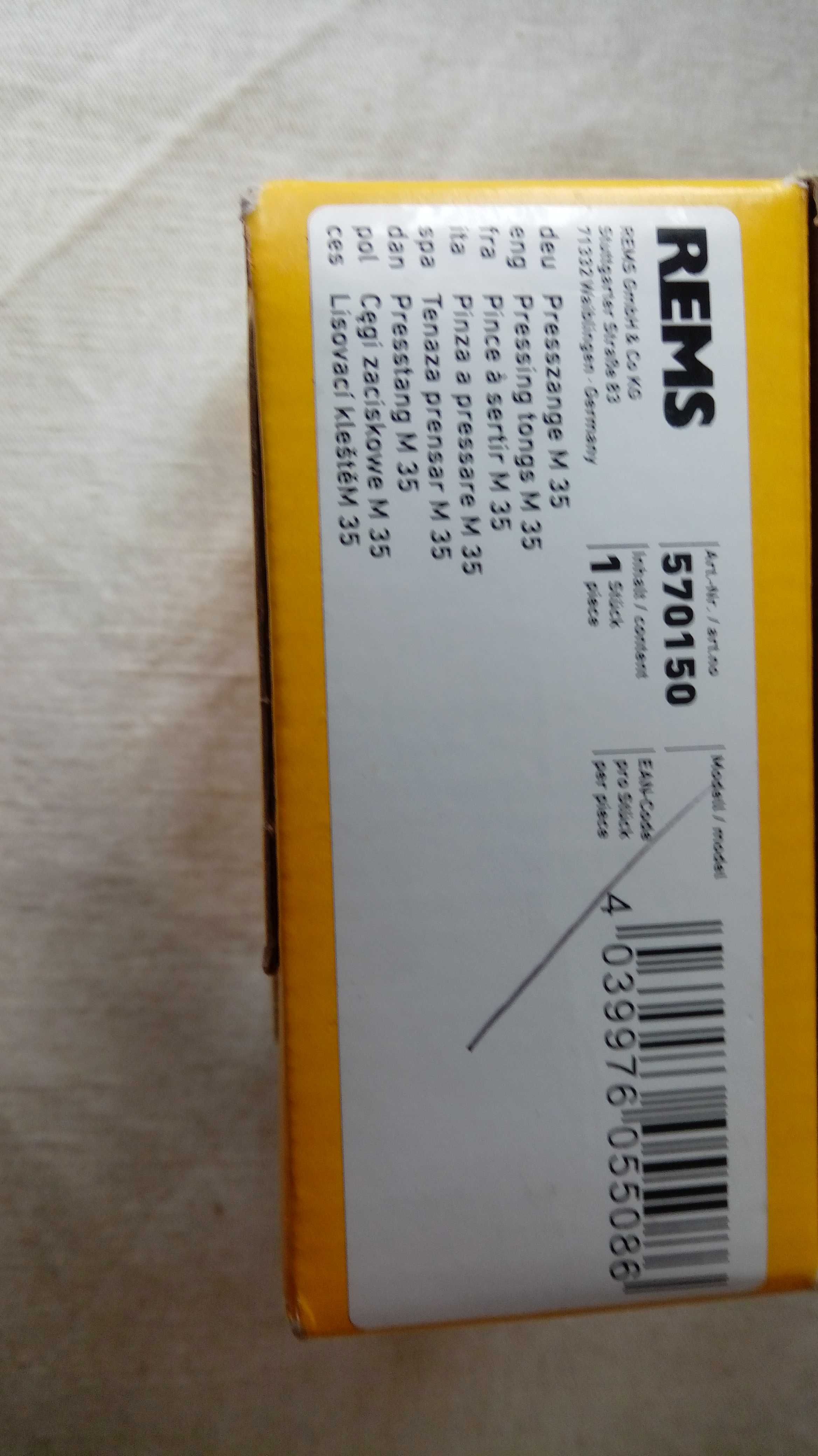 Zacisk Hydrauliczny  Szczęka  Zaciskowa REMS M35