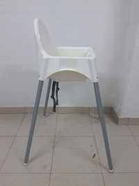 Cadeira alta de refeição branca para bebé IKEA (Antilop)
