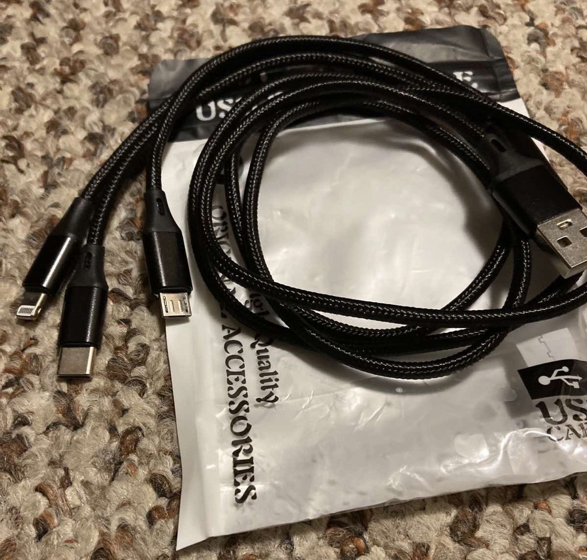 Кабель USB 3 в 1