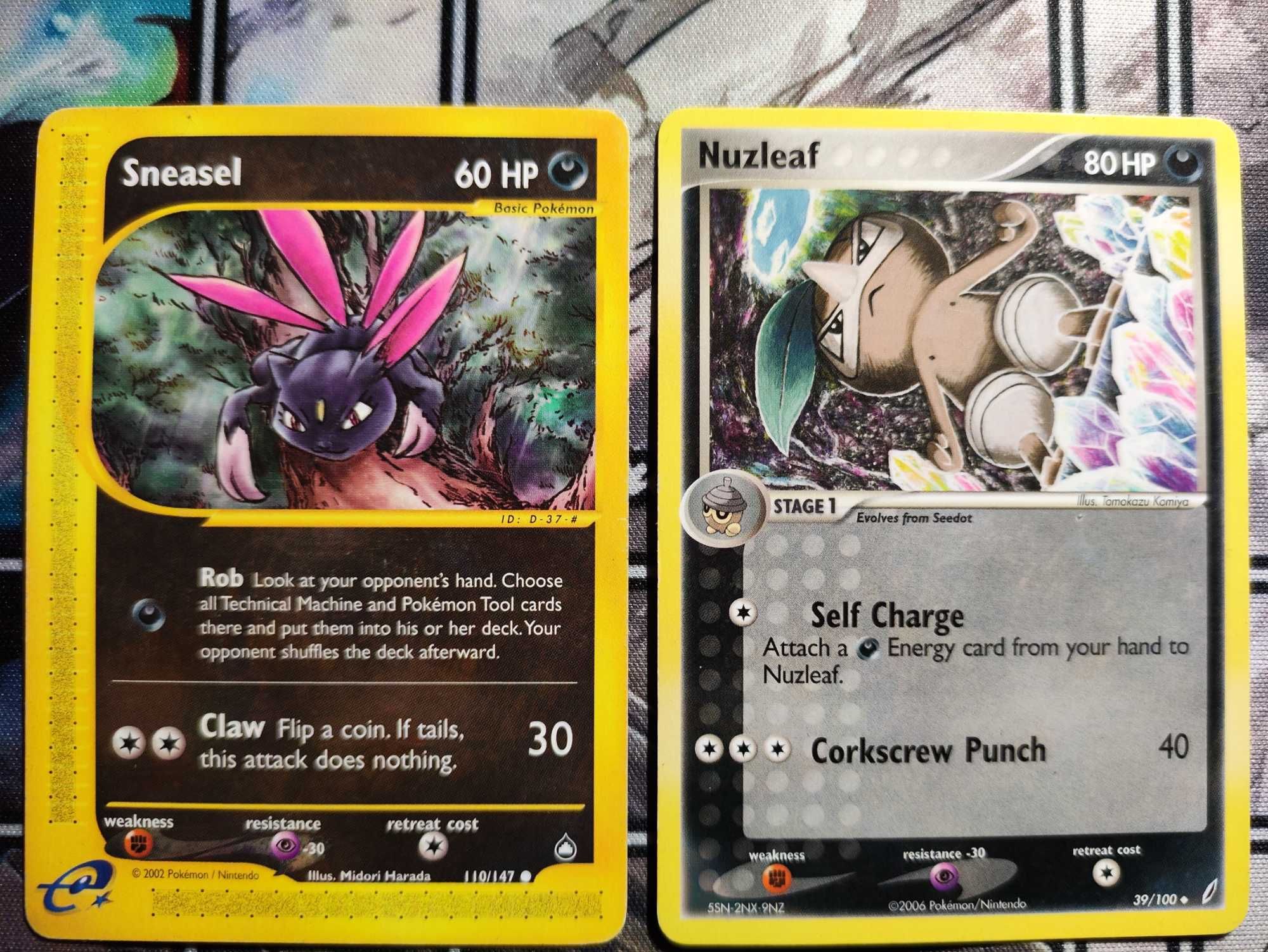 Cartas pokemon 9 cartas darkness