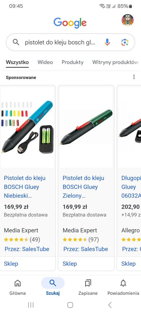 Pistolet do kleju Bosch Gluey