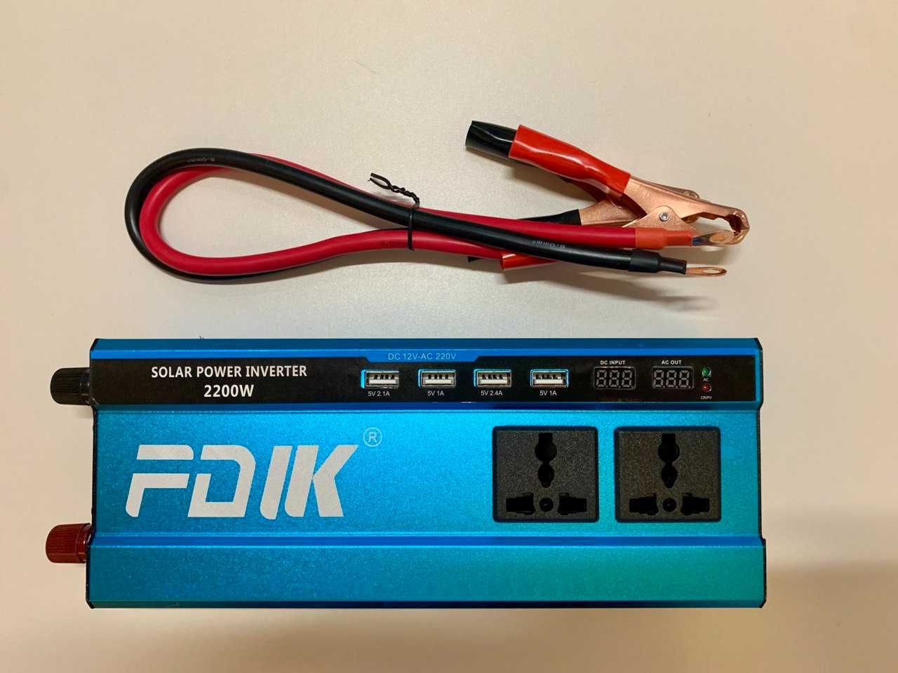 Продаю інвертор FDIK 12V Inverter DC12V To AC220V