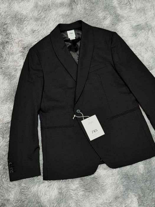 Dwurzędowa Marynarka męska od garnituru z wełny Limited Edition ~ Zara