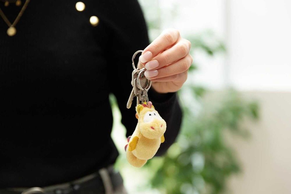 Breloczek Konik Morski Laguna Rainbow 9 Cm Żółty