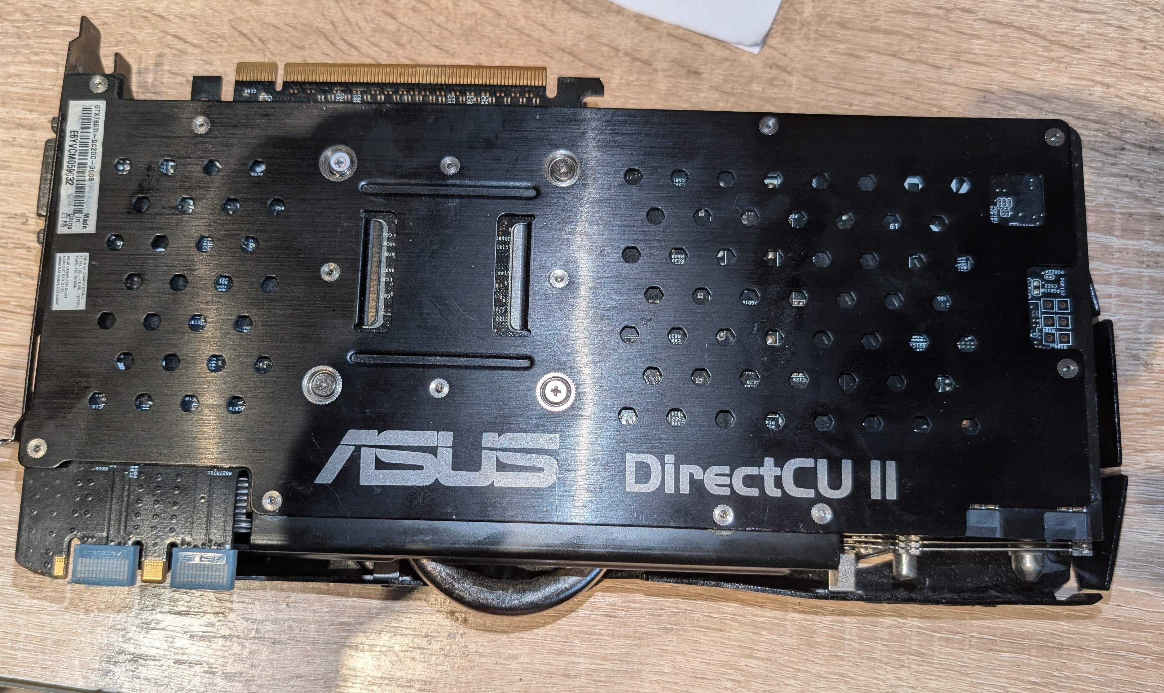 ASUS GeForce GTX780Ti 3072MB 384bit DirectCu II OC