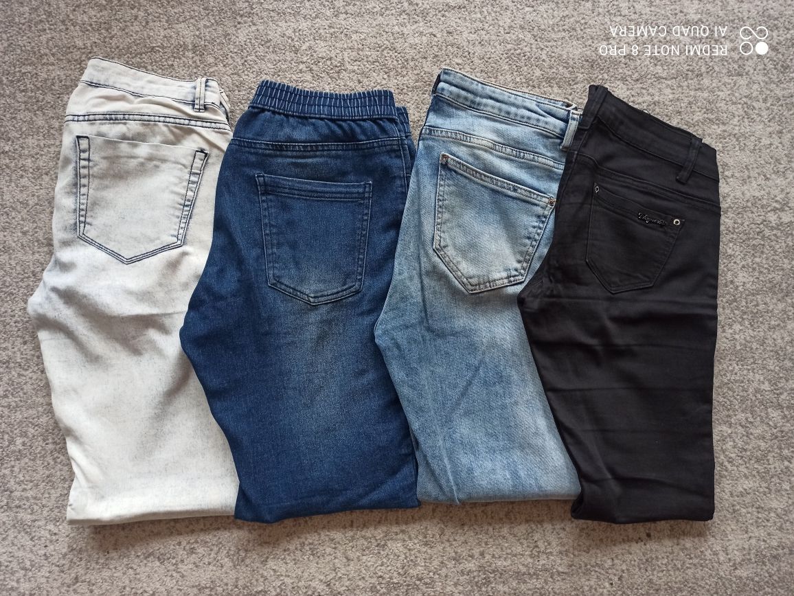 Paka ubrań+spodnie jeansowe