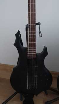 ESP LTD F-205 gitara basowa 5 strunowa matowa czerń black