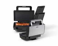 WIELOFUNKCYJNY Opiekacz 2w1 Grill Elektryczny Kanapek Panini POWŁOKA