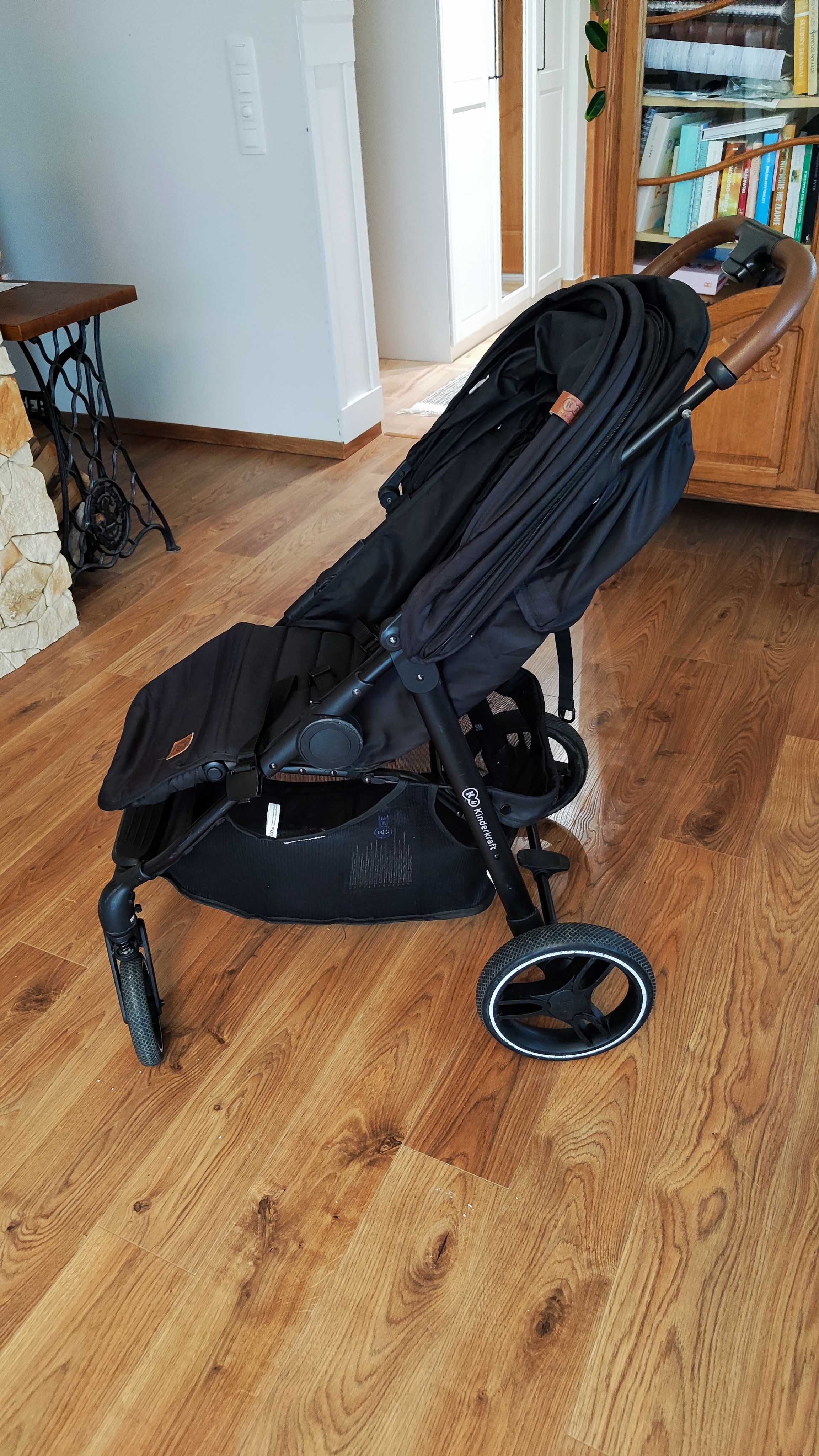 Kinderkraft wózek spacerowy GRANDE LX czarny